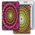 Luggage Tag - 3D Lenticular Colors & Zooming In Out Image (Blank)